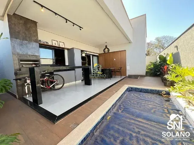 Casa com 347m² 3 quartos e 4 banheiros, à venda, no bairro Condomínio Jardins Bolonha em Senador Canedo