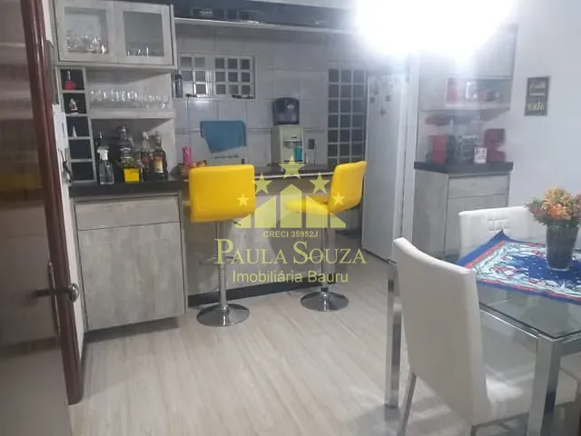 Casa 2 quartos e 2 banheiros, à venda, no bairro Núcleo Residencial Presidente Geisel em Bauru