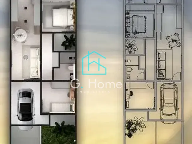 Casa com 126m² 2 quartos e 1 banheiro, à venda, no bairro Gleba Esperança em Londrina