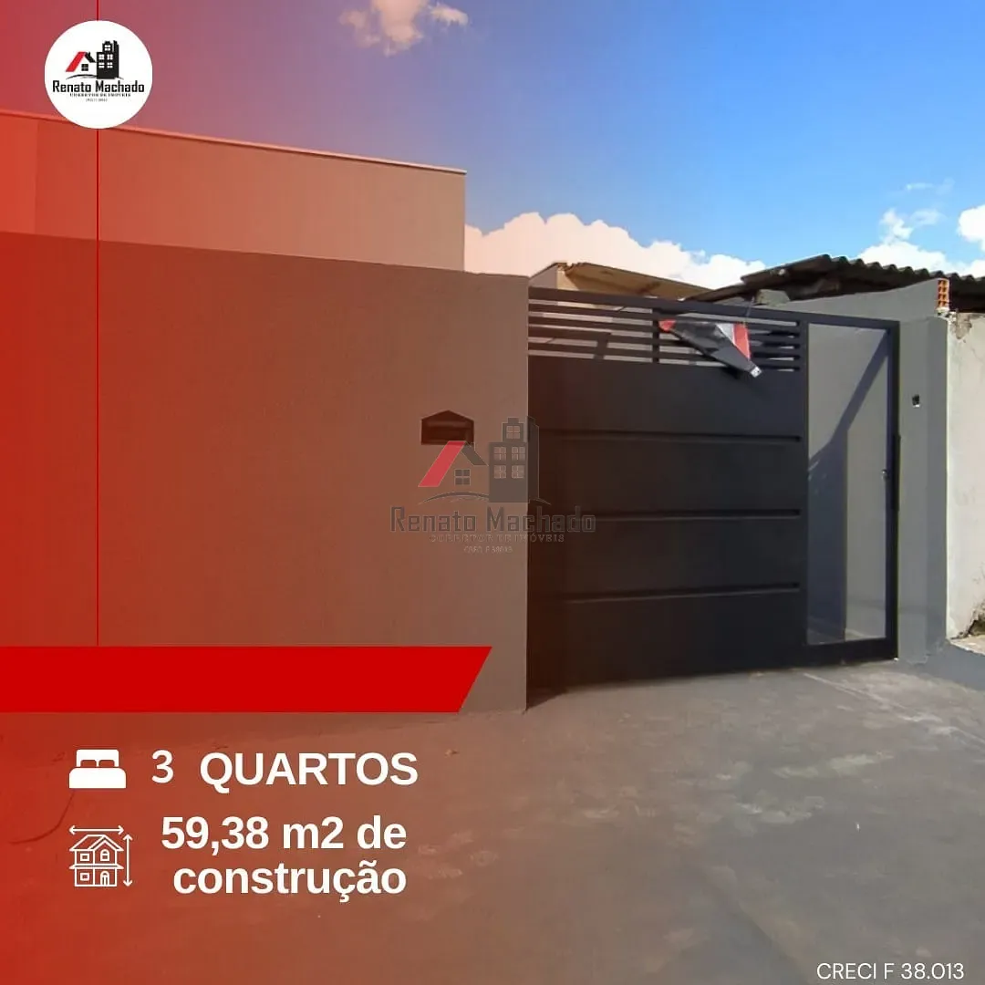Casa, 3 quartos, 59 m² - Foto 1