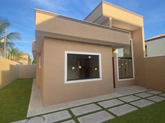 Casa com 76m² 3 quartos e 2 banheiros, à venda, no bairro Enseada das Gaivotas em Rio das Ostras