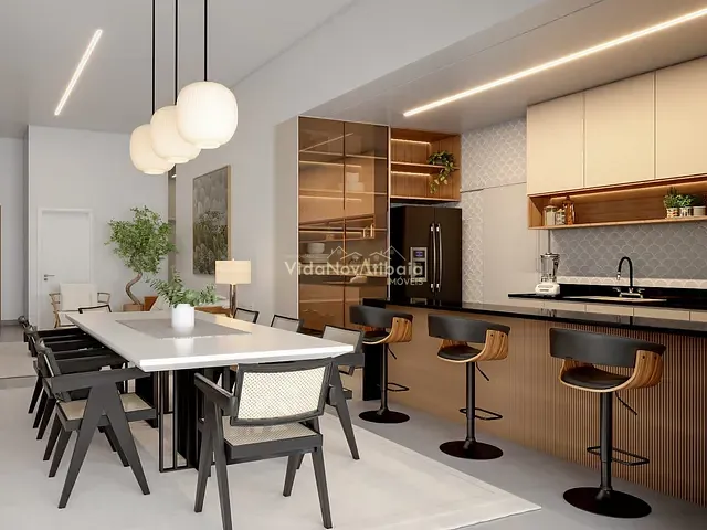 Casa com 372m² 3 quartos e 5 banheiros, à venda, no bairro Vila Santista em Atibaia