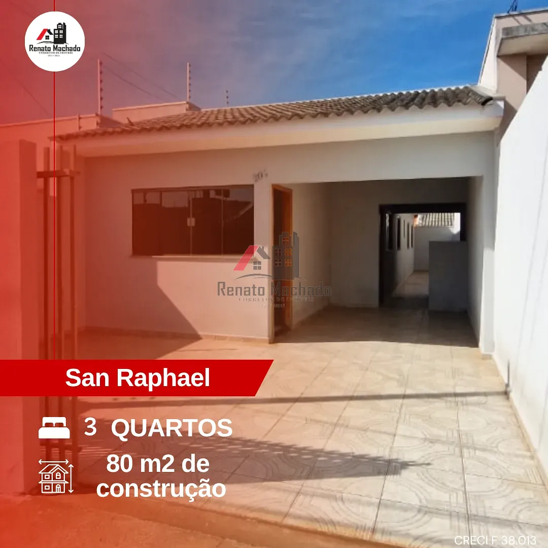 Casa, 3 quartos, 84 m² - Foto 1