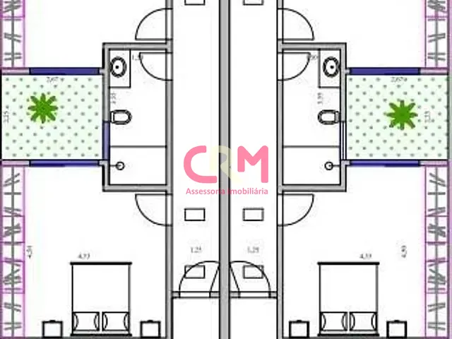 Casa com 180m² 2 quartos e 2 banheiros, à venda, no bairro Parque Residencial Laranjeiras II em Taquaritinga
