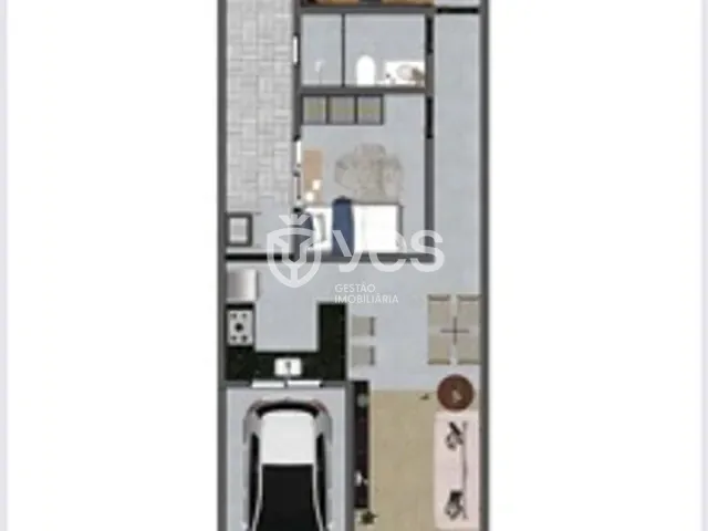 Casa com 110m² 2 quartos e 1 banheiro, à venda, no bairro Loteamento Residencial Dona Adélia II em Araxá
