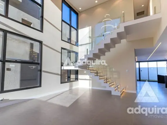 Casa com 303m² 3 quartos e 3 banheiros, à venda, no bairro Jardim Carvalho em Ponta Grossa