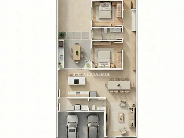 Casa com 200m² 3 quartos e 3 banheiros, à venda, no bairro Wanel Ville em Sorocaba