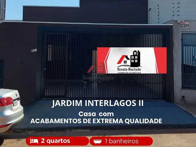 Casa 2 quartos e 1 banheiro, à venda, no bairro Residencial Araucárias I em Arapongas