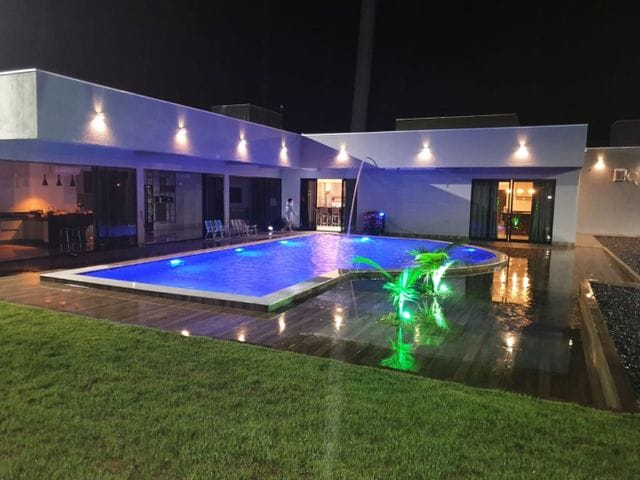 Foto do Casa - Casa à Venda no Condomínio RECANTO DOS PEQUIZEIRO-Chapada dos Guimarães-MT,  6/4 com Piscina de Cascata2.500 m², 4 vagas | Lyah Jaudy Imóveis