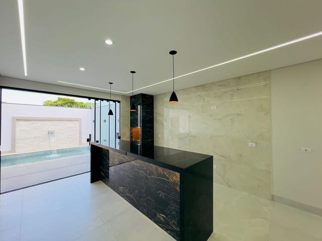 Foto do Casa - Casa à venda, Jardim Mediterrâneo, Maringá, PR, Com 3 Quartos Sendo uma Suite, Pé direito Alto, Piscina e Vagas Paralelas | Benites & Gonzaga Imóveis