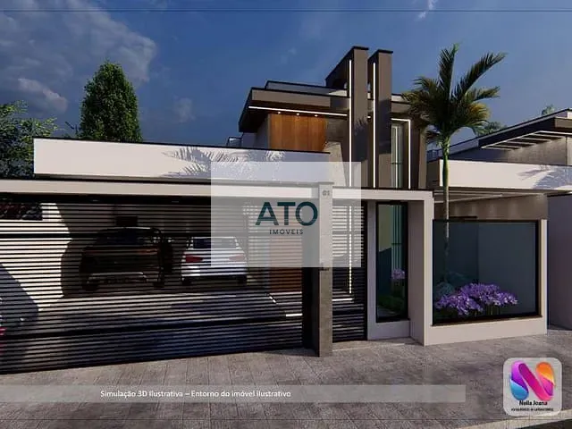 Casa com 240m² 3 quartos e 3 banheiros, à venda, no bairro Areias em Tijucas