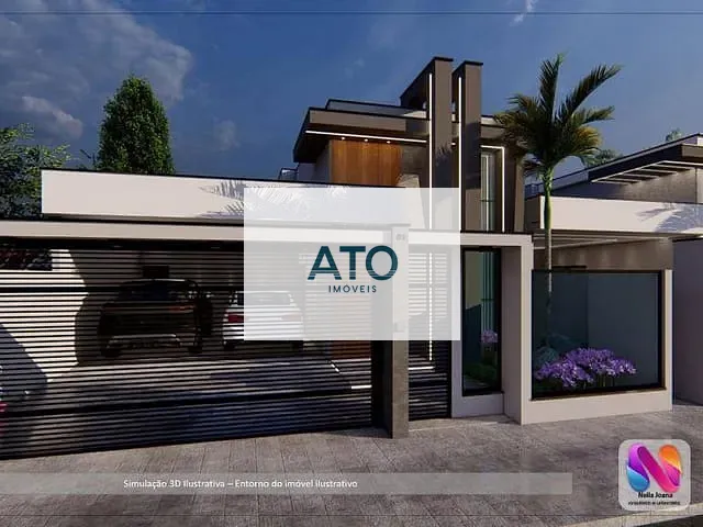Casa com 240m² 3 quartos e 3 banheiros, à venda, no bairro Areias em Tijucas