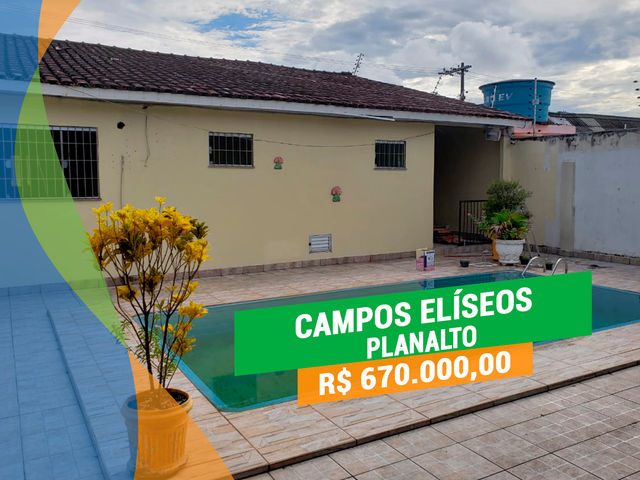 Foto do Casa - Casa no Campos Eliseos - 3 quartos (2 suítes), c/piscina e churrasqueira, Planalto | Apartamentos Manaus Imobiliária