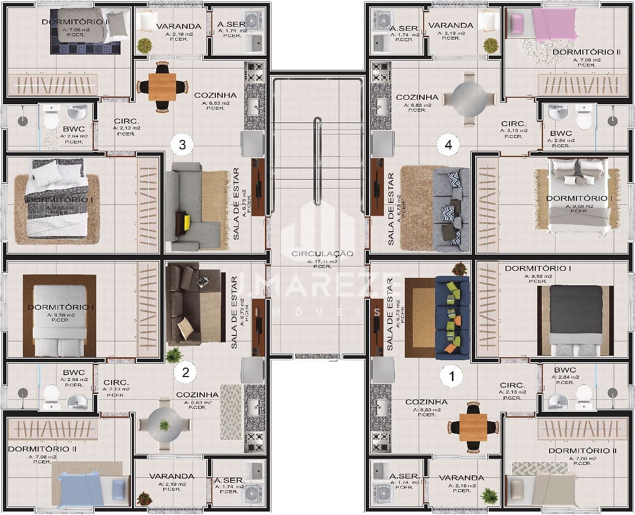 Apartamento à venda com 2 quartos, 45m² - Foto 5
