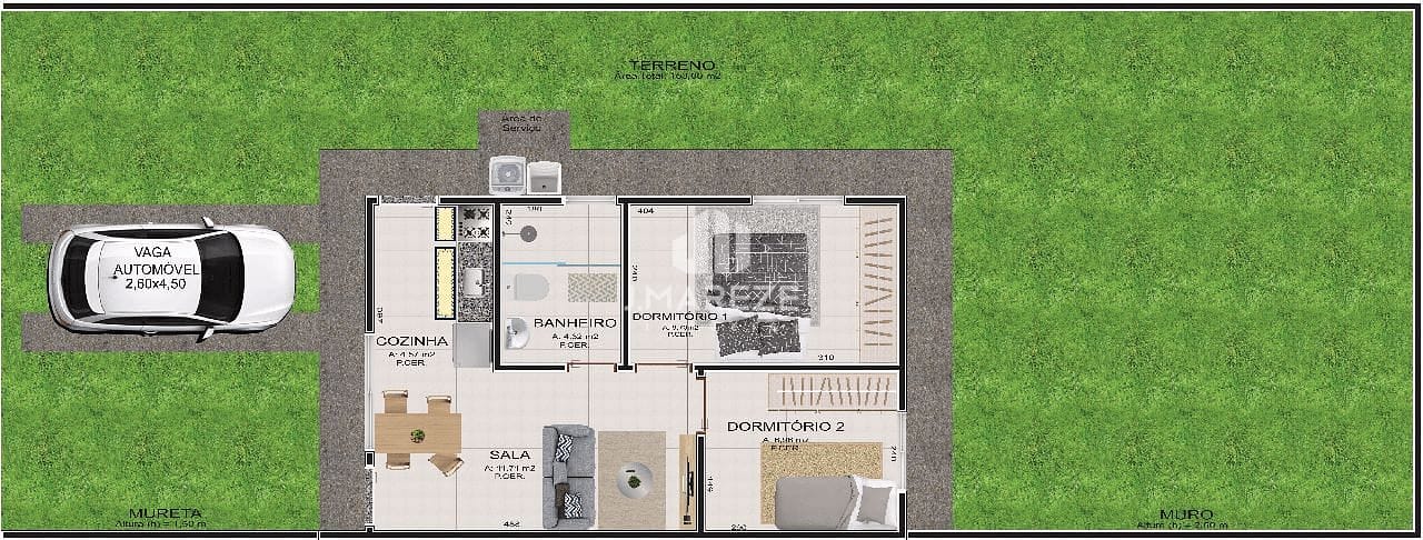 Apartamento à venda com 2 quartos, 45m² - Foto 11