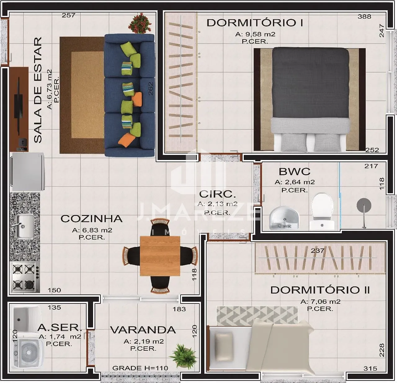 Casa, 2 quartos, 42 m² - Foto 15