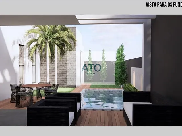 Casa 3 quartos e 3 banheiros, à venda, no bairro bosque da Mata em Tijucas