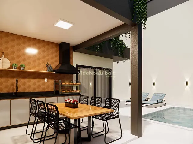 Casa 4 quartos e 5 banheiros, à venda, no bairro Nova Gardênia em Atibaia