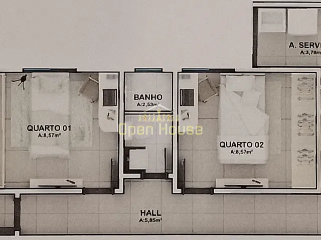 Casa 2 quartos e 2 banheiros, à venda, no bairro Roma em Volta Redonda