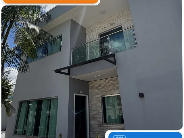 Casa com 600m² 4 quartos e 4 banheiros, à venda, no bairro Ponta Negra em Manaus