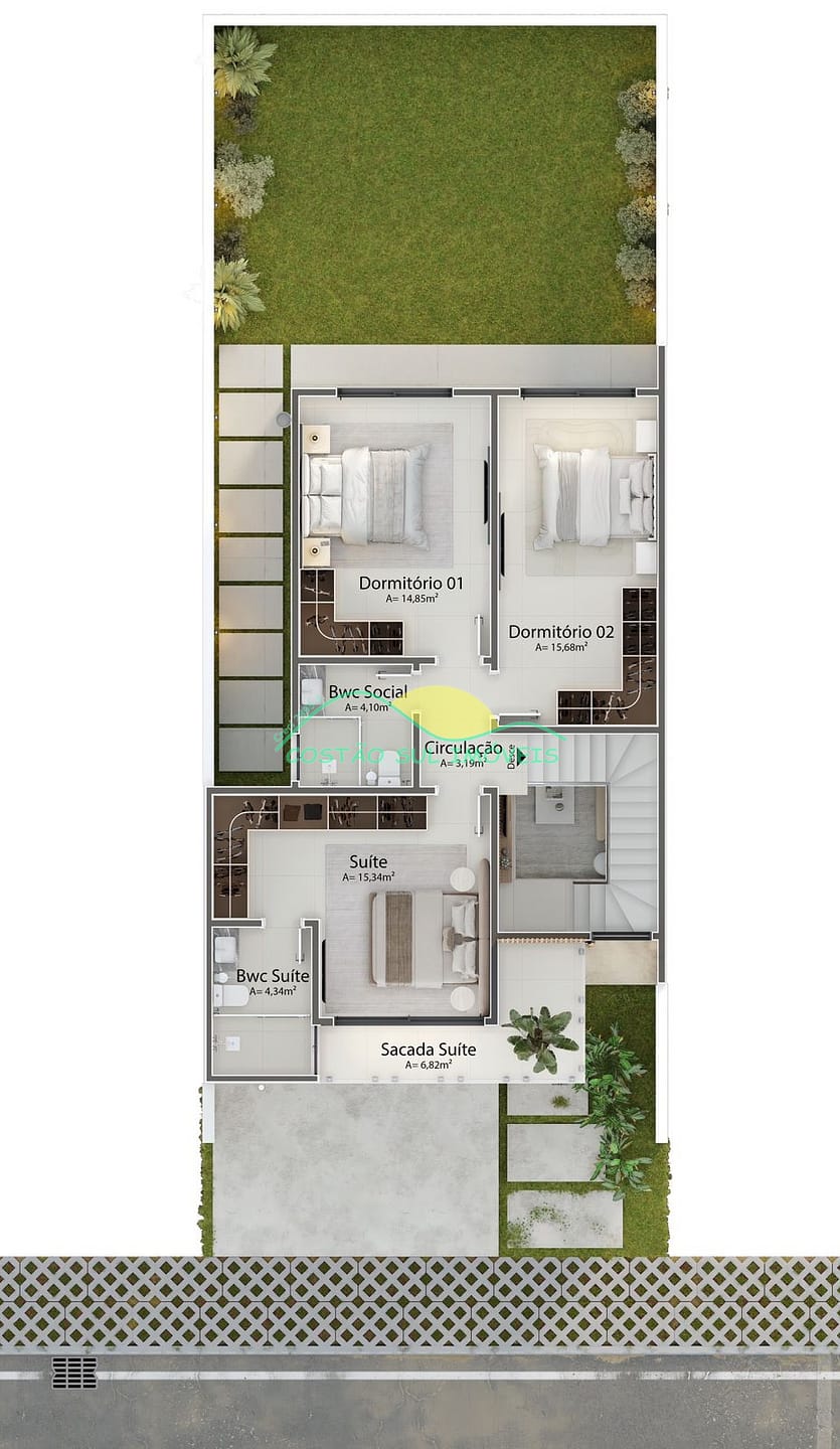 Casa, 3 quartos, 165 m² - Foto 36