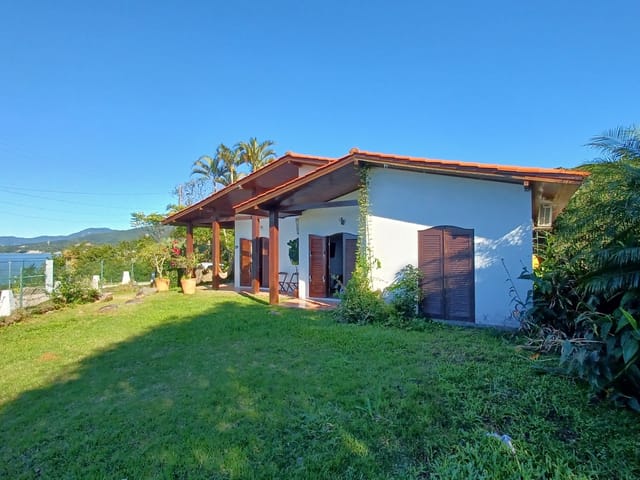 Foto do Casa - Casa plana em condomínio fechado com dois quartos, financiável, no Balneário de São Miguel (Guaporanga) - Biguaçu/SC | Costão Sul Imóveis