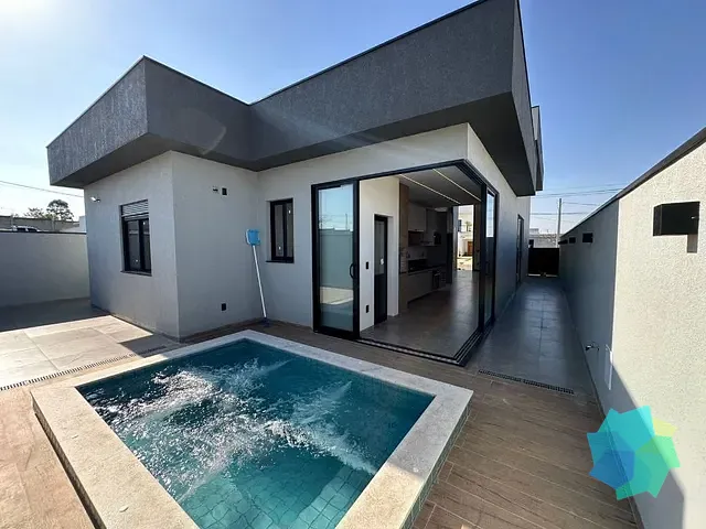 Casa com 300m² 3 quartos e 4 banheiros, à venda, no bairro Loteamento Ilha de Capri em Salto