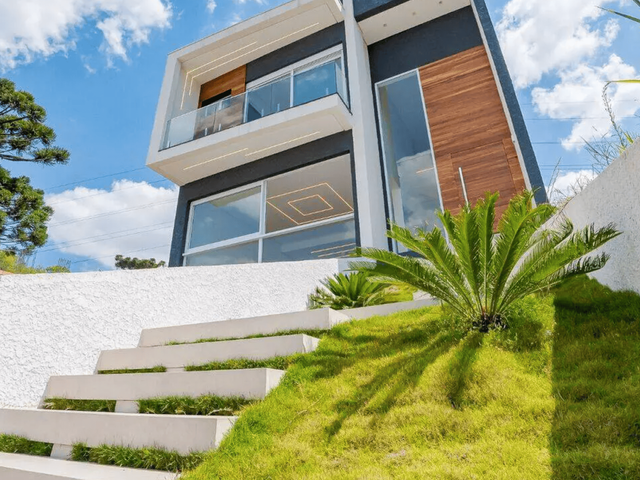 Foto do Casa - Santa Cândida, Cond. Reserva Bonvini, 3 Suítes, 5 Vagas, casa nova 350m², à venda, Curitiba, PR | Imobiliária GreenVille