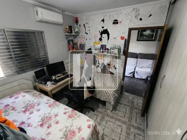 Casa com 158m² 3 quartos e 2 banheiros, à venda, no bairro Vila Palmares em Santo André