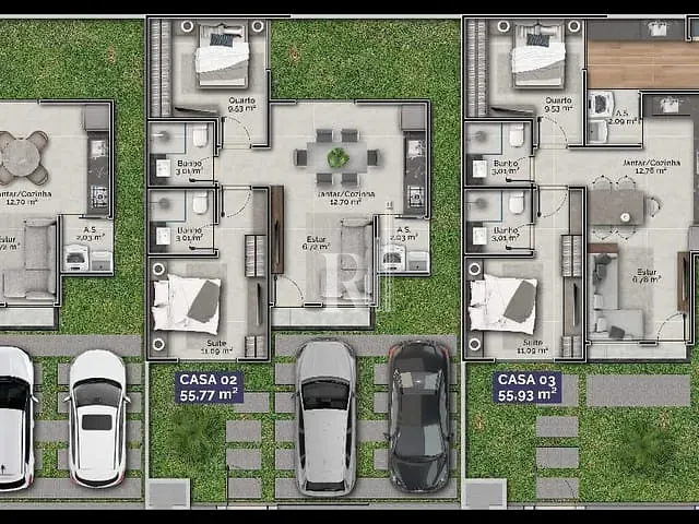 Casa 2 quartos e 2 banheiros, à venda, no bairro Mata Atlântica II em Tijucas