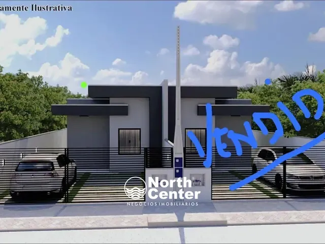 Casa com 163m² 2 quartos e 2 banheiros, à venda, no bairro Salinas em Balneário Barra do Sul