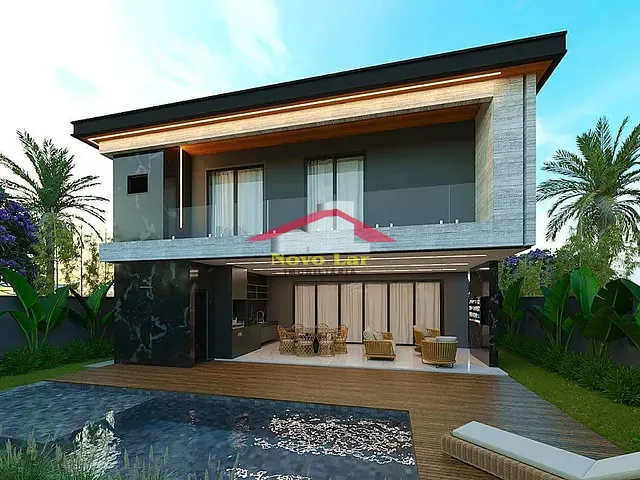 Casa com 450m² 5 quartos e 6 banheiros, à venda, no bairro Cidade Alpha em Eusébio