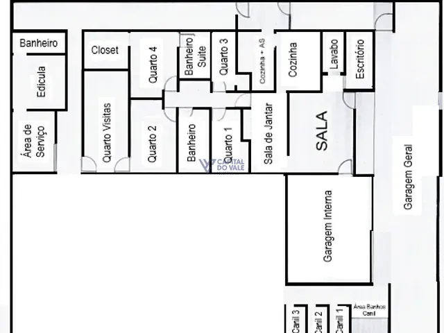 Casa com 600m², à venda, no bairro Parque Industrial em São José dos Campos