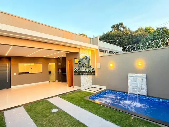Casa com 130m² 3 quartos e 2 banheiros, à venda, no bairro Jardins Madri em Goiânia