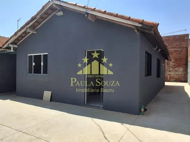 Casa 2 quartos e 1 banheiro, à venda, no bairro Residencial Nova Bauru em Bauru