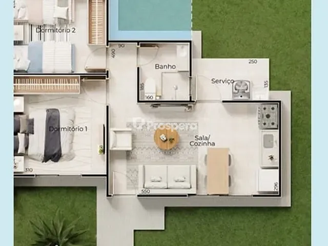 Casa 2 quartos e 1 banheiro, à venda, no bairro Conjunto Habitacional Filostro Machado Carneiro em Anápolis