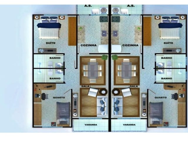 Casa com 150m² 1 quarto e 2 banheiros, à venda, no bairro Novo Rio das Ostras em Rio das Ostras
