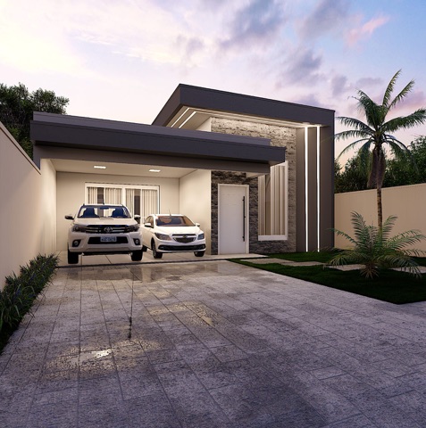 Casa com 307m² 3 quartos e 4 banheiros, à venda, no bairro Jardim Itália em Nova Mutum