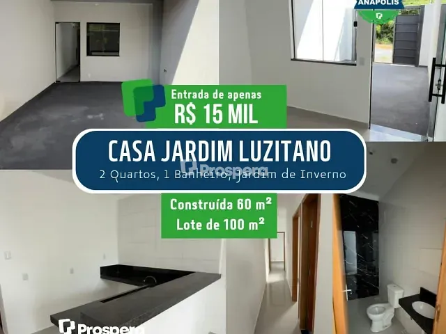 Casa 2 quartos e 1 banheiro, à venda, no bairro Centro em Anápolis