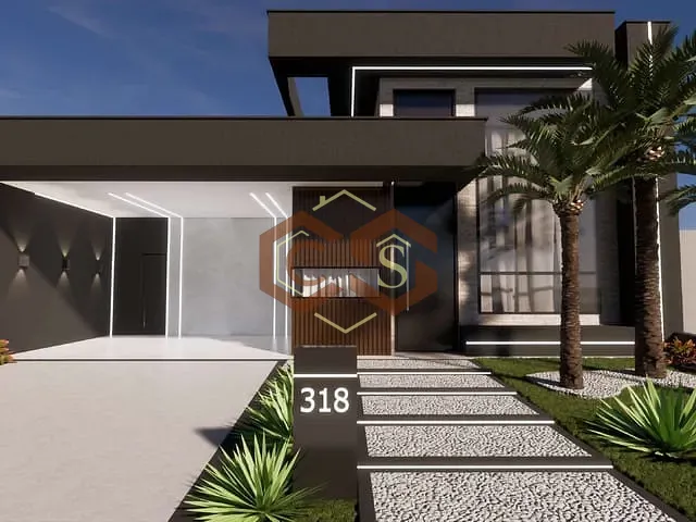 Casa com 300m² 3 quartos e 4 banheiros, à venda, no bairro Jardim Residencial Dona Lucilla em Indaiatuba