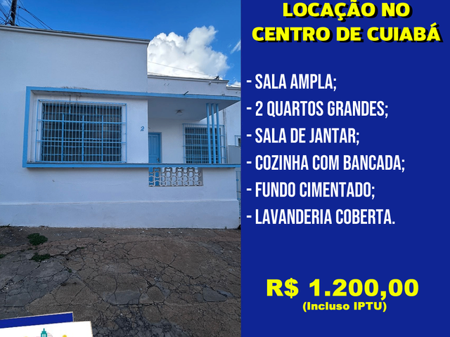 Foto do Casa - Casa de Vila para Locação no Centro de Cuiabá | Imobiliária das Nações