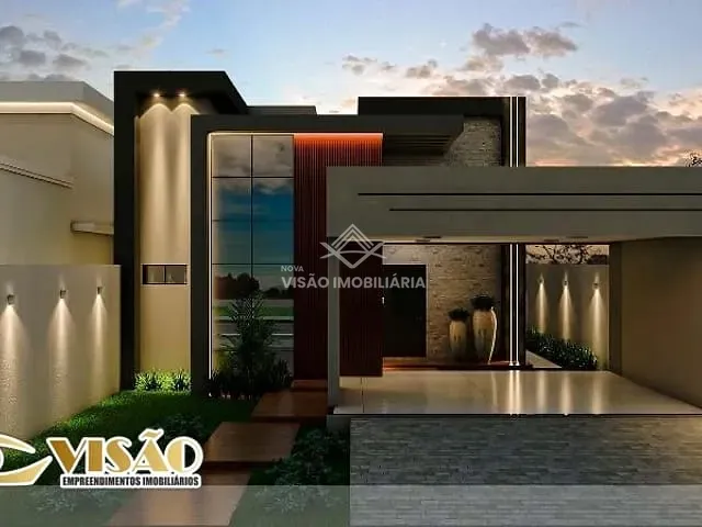 Casa 3 quartos e 2 banheiros, à venda, no bairro Residencial Cidade Jardim em Sinop