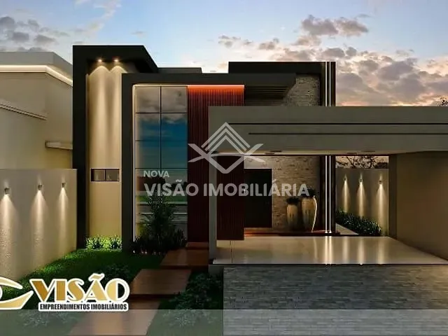 Casa 3 quartos e 2 banheiros, à venda, no bairro Residencial Cidade Jardim em Sinop