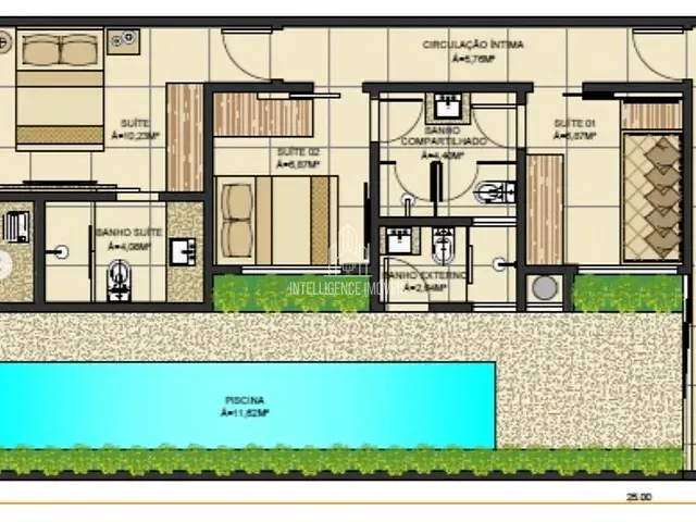 Casa com 185m² 3 quartos e 4 banheiros, à venda, no bairro Ribeirão do Lipa em Cuiabá