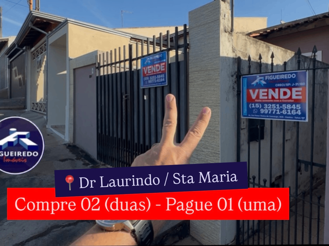 Casa 4 quartos e 2 banheiros, à venda, no bairro Parque Santa Maria em Tatuí