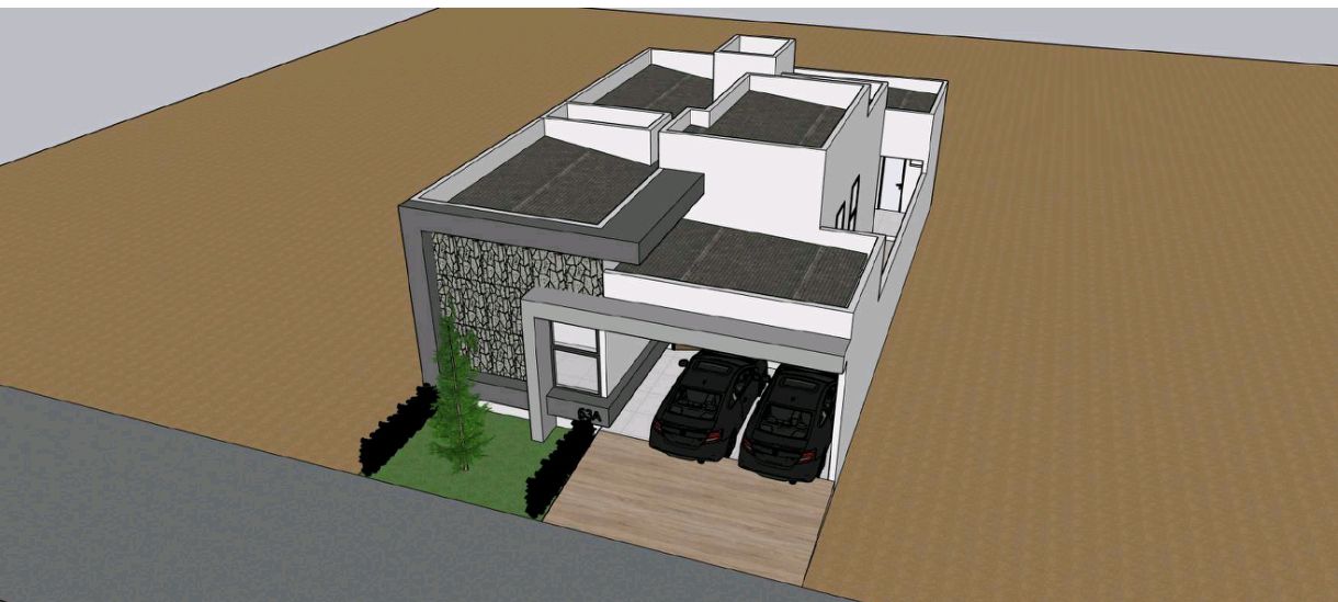 Perspectiva do Casa - belíssima casa à venda no condomínio Lorenzo Bernini. | RICO CONSULTORES IMOBILIARIOS LTDA