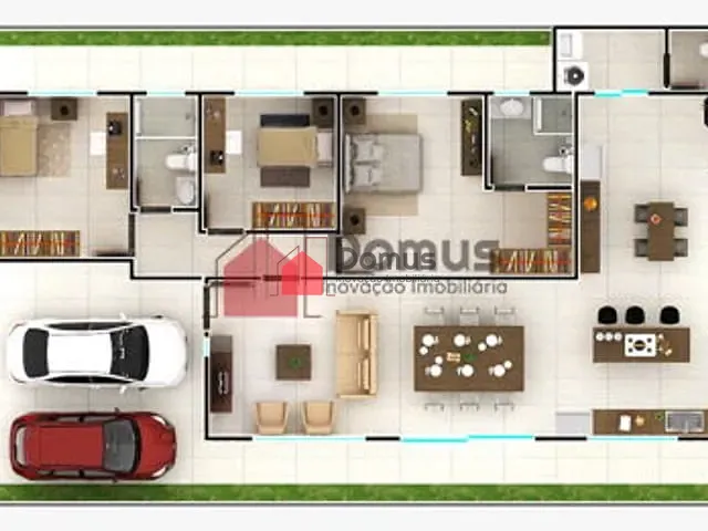 Casa com 264m², à venda, no bairro Parque das Nações em Pindamonhangaba
