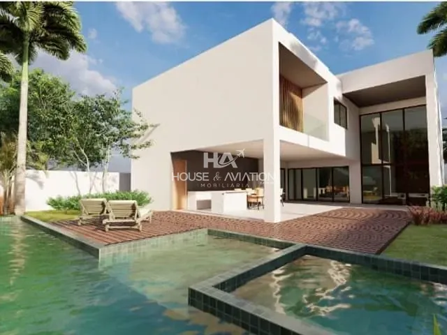 Casa com 721m² 5 quartos e 8 banheiros, à venda, no bairro Residencial Alphaville Flamboyant em Goiânia