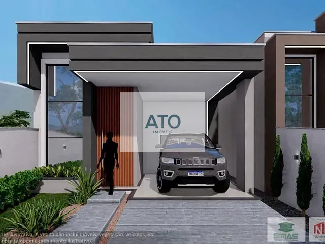 Casa 3 quartos e 2 banheiros, à venda, no bairro centro em Canelinha
