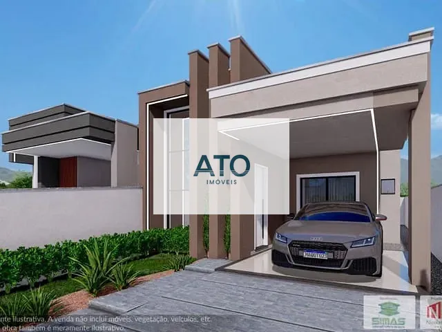 Casa 3 quartos e 2 banheiros, à venda, no bairro centro em Canelinha